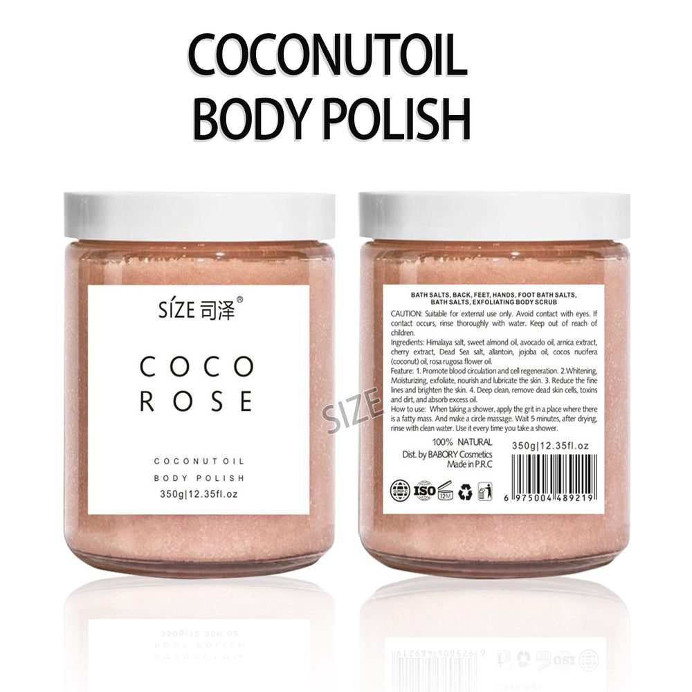 foreign trade scrub salt bath salt exfoliating chicken skin rose coco scrub bath salt wet salt 350g