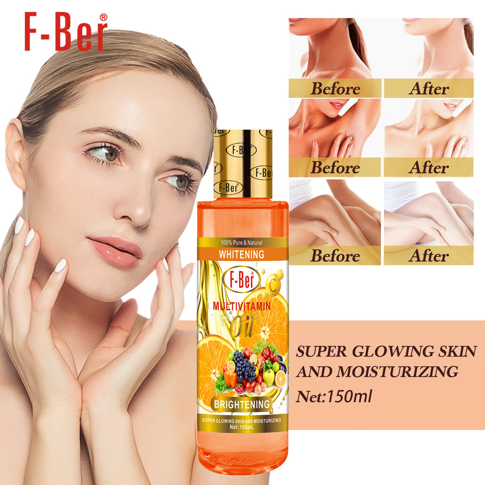 skin brightening fruit vc moisturizing essential oil whitening oil massage oil moisturizes and brightens the whole body