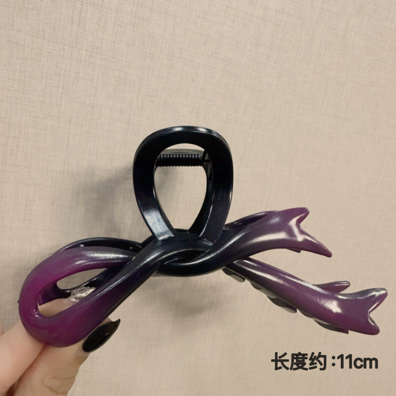 Korean autumn/winter premium hair clips - exquisite claw clips for updos, large size shark clips for thick hair, women's hair accessories