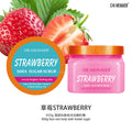 fruit sugar scrub 650g - body scrub, bath salt, exfoliating scrub for keratosis pilaris, cleansing, and long-lasting fragrance