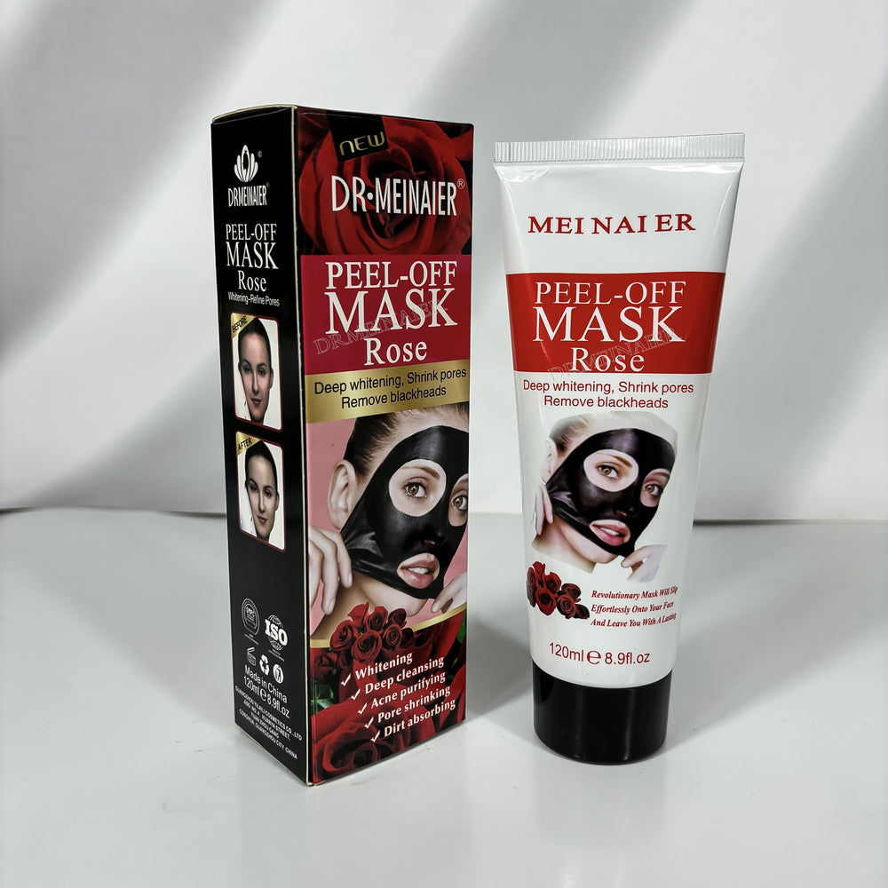 blackhead-absorbing nose mask, pore-cleansing, anti-wrinkle, oil-controlling activated carbon peel-off mask 120g factory direct sales