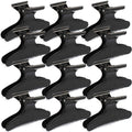 Amazon 12-piece butterfly clip non-slip styling claw hair clips for women and girls (multi-color) - hair styling tool for flyaways