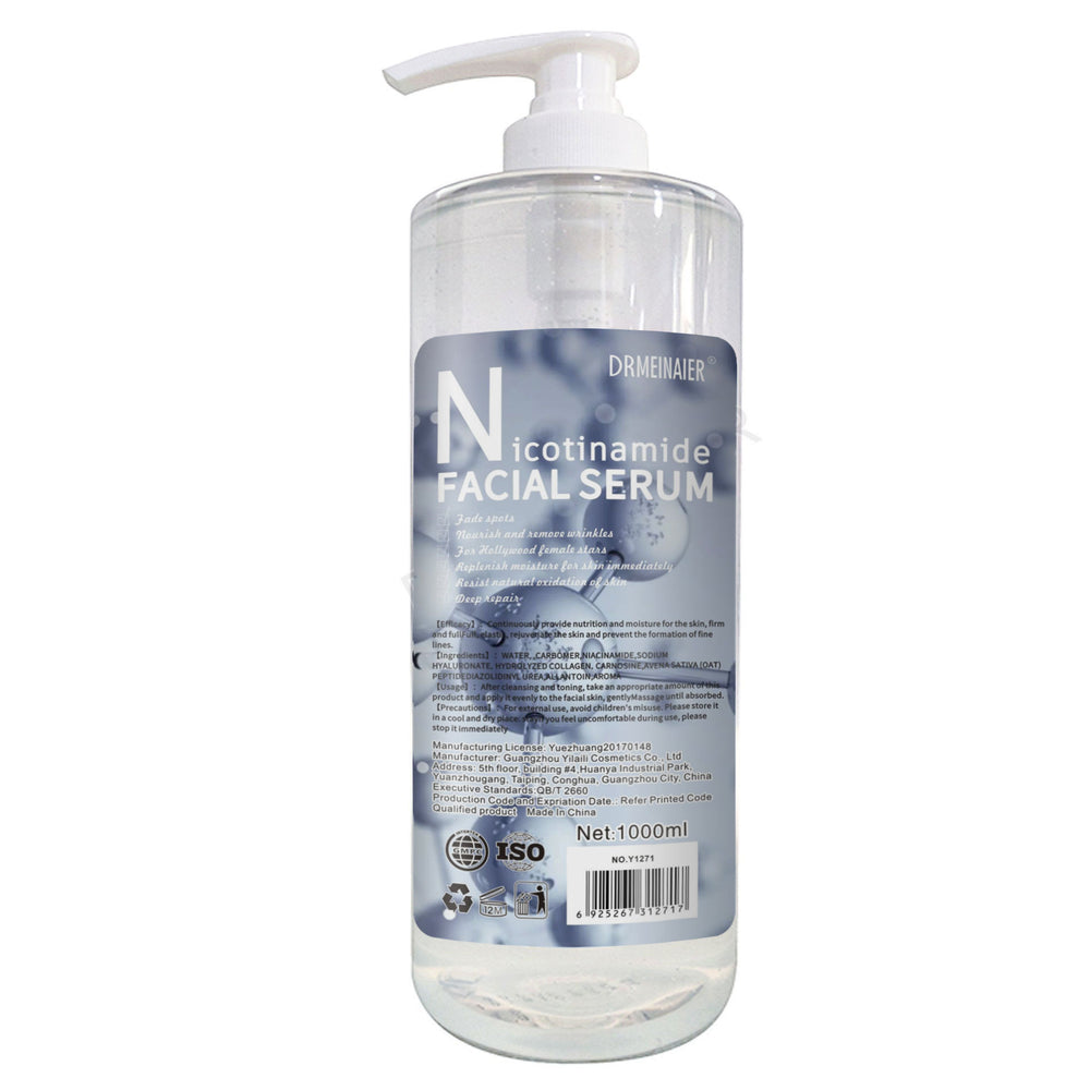 exclusive collagen liquid hydrating, moisturizing and brightening hyaluronic acid essence to shrink pores 1000ml
