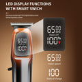 new product led digital display electric hair clipper hairdresser stainless steel washable brushed motor engraving household hair clipper