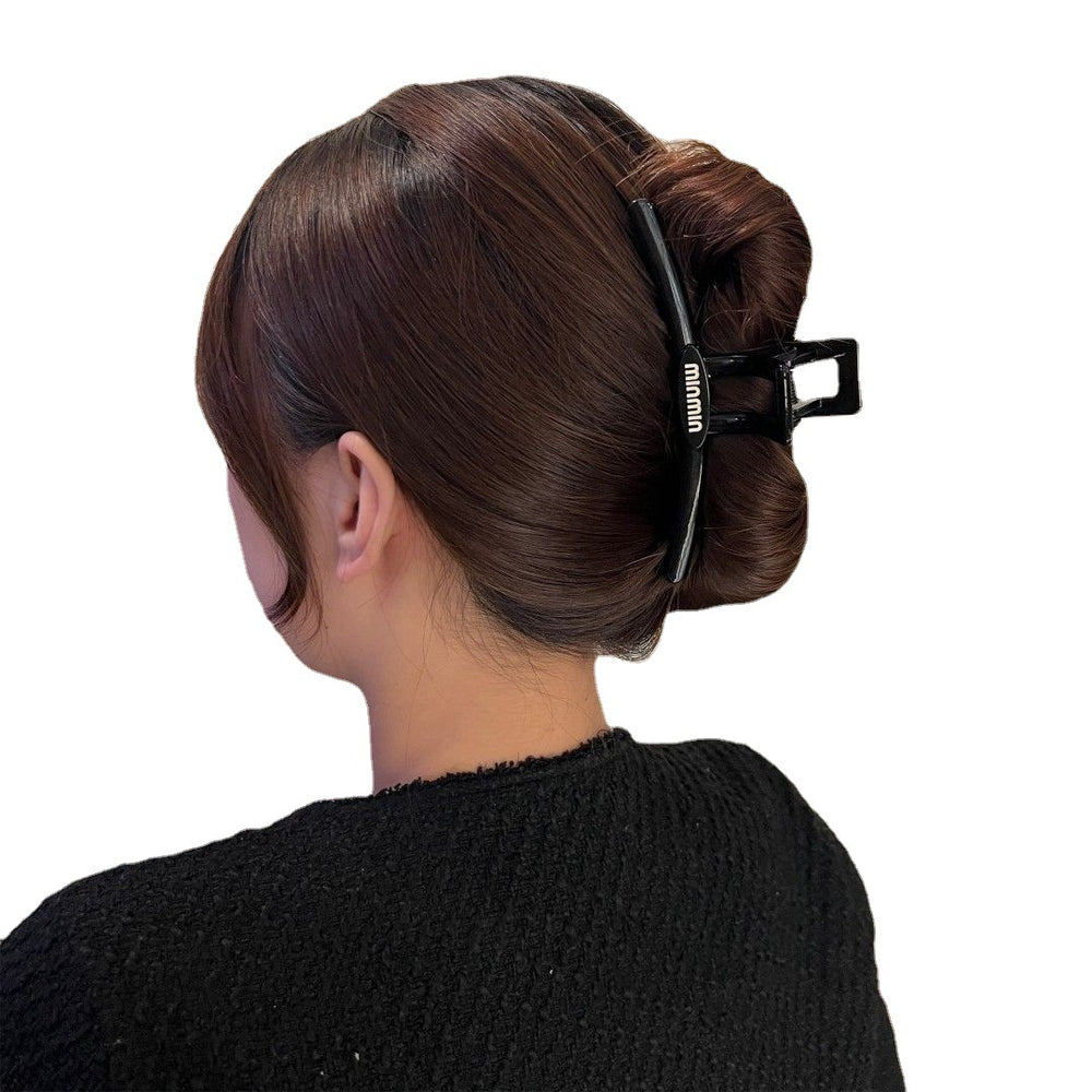 Classy sense mori girl hair clip for women summer oversized hair clip for the back of the head shark clip headwear hairpin