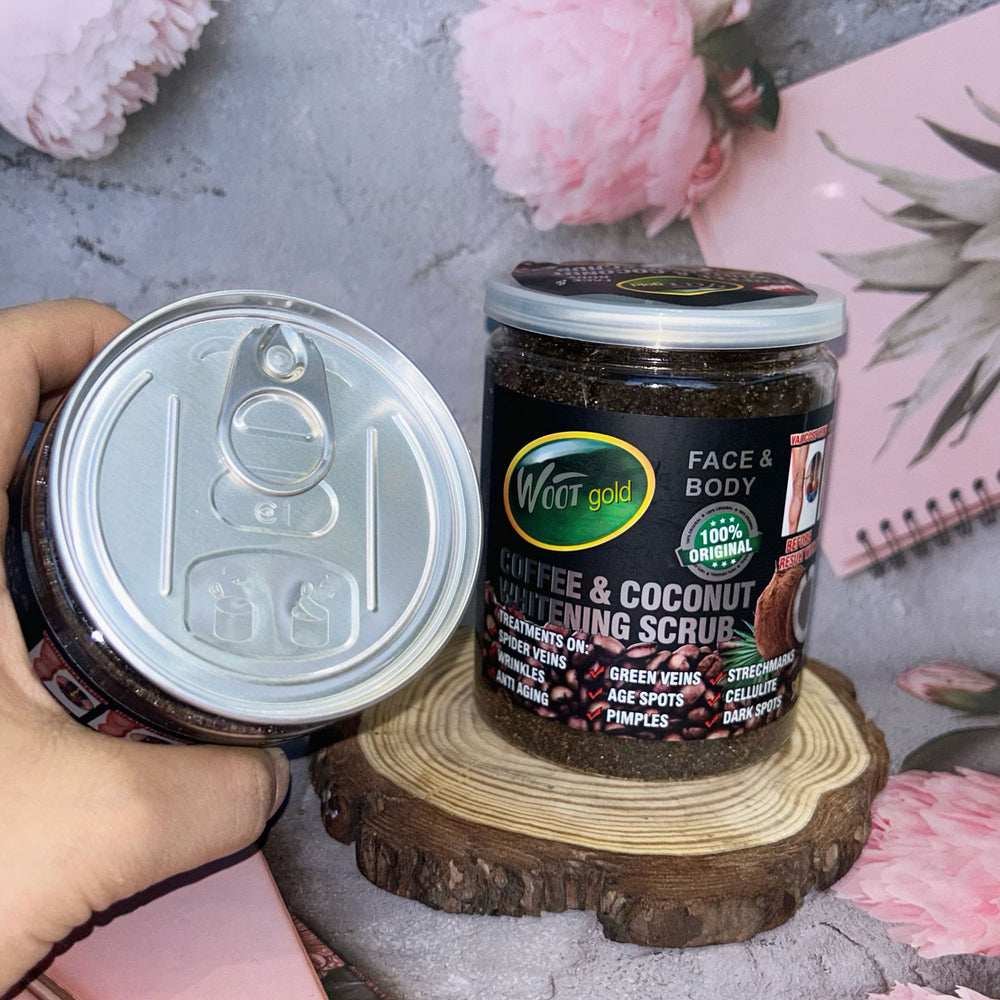 can coffee scrub salt, full body bath salt, exfoliating and chicken skin bath salt, 500gexport