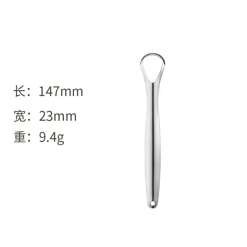 Factory direct u-shaped oral cleaning tool tongue scraper stainless steel tongue cleaner tongue scraper tongue cleaning