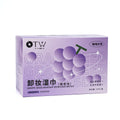 Otw grape flavored makeup remover wipes - individually wrapped, gentle, non-irritating, 3-in-1 cleansing wipes for eyes, lips, and face