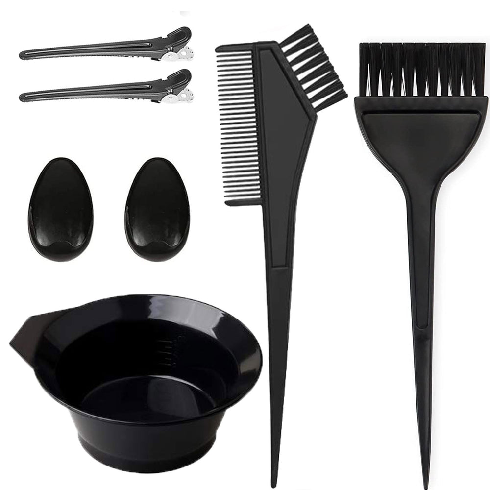 Hairdressing bureau oil bowl hair dye bowl five-piece set earmuffs hair dye comb brush hairdressing tools five-piece set