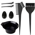 Hairdressing bureau oil bowl hair dye bowl five-piece set earmuffs hair dye comb brush hairdressing tools five-piece set