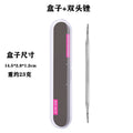 Ready-to-ship cuticle pusher set: stainless steel cuticle pusher, v-shaped cuticle pusher, manicure tool, cuticle pusher steel set