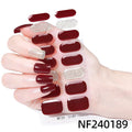 Zhengxiang personalized gel manicure stickers onion powder jumping color nail polish film korean uv photo lamp hardening semi-cured nail stickers