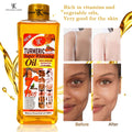 7-day repair and brightening vc essential oil, moisturizing and meridian-tongue turmeric essential oil, whole body massage almond massage oil 200ml