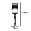bristle large curved comb wide tooth hairdressing comb rib comb massage smooth hair hairdressing fluffy hair-styling wholesale