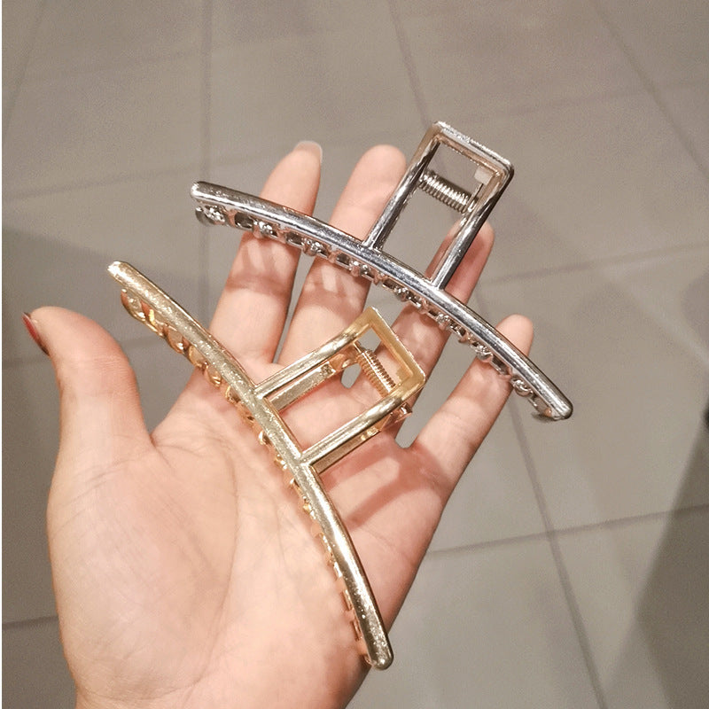 Popular metal large hair clip for women korean girlcasualelegantelegance hair clip back of head hair clip clip headwear