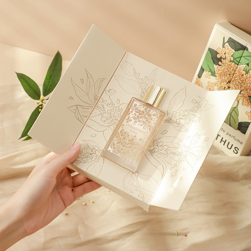 Shi mang man long gui yu new arrival perfume gift box fresh osmanthus fragrance long-lasting fragrance student women's perfume hot style