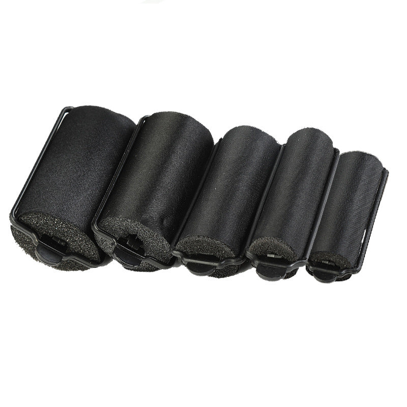Personalized cloth-covered sponge curling iron buckle diy curling barrel bangs hair-styling hairdressing tool can be customized and labeled