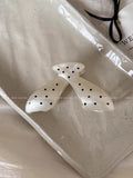 Wave dot v-shaped white-9cm