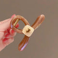 Exquisite puppy gripper for women 2025new arrival shark clip classy summer hair clip back of head hair clip hair accessories