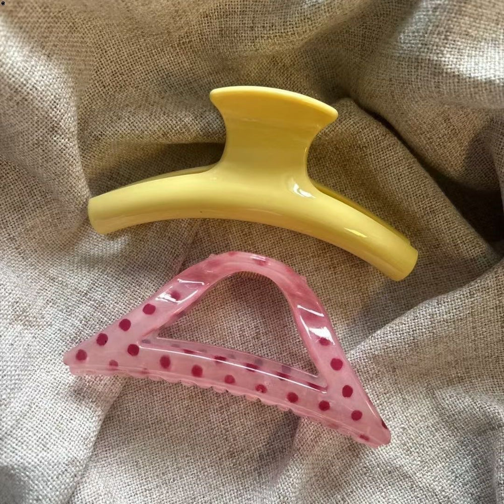 Korean strawberry polka dot back of head hair shark clip eleganteasiest for match hair clip clip hair clip new hairpin