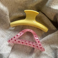 Korean strawberry polka dot back of head hair shark clip eleganteasiest for match hair clip clip hair clip new hairpin