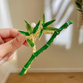 Bamboo accessible luxury hair clip classy metal gripper large back of the head hair gripper hair volume multi-hair headdress shark clip