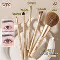 Xixi makeup brush set - full set, includes large powder brush, eyeshadow brush, nose shadow brush, highlighter brush, detail brush, eyeliner brush - beginner makeup tools