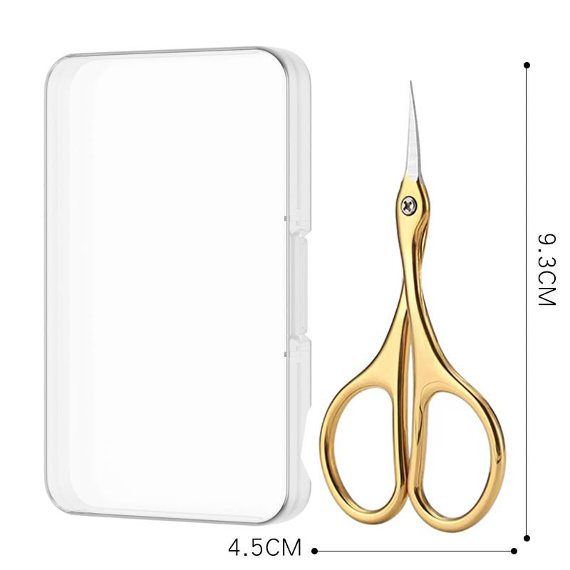 Ukrainian style russian style swan front dead skin scissors frosted elbow prosthetic cross-border manicure tools easy to cut stainless steel