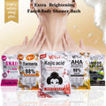 soap bagged soap turmeric aha fruit soap arbutin brightening moisturizing cleansing scrub 80g