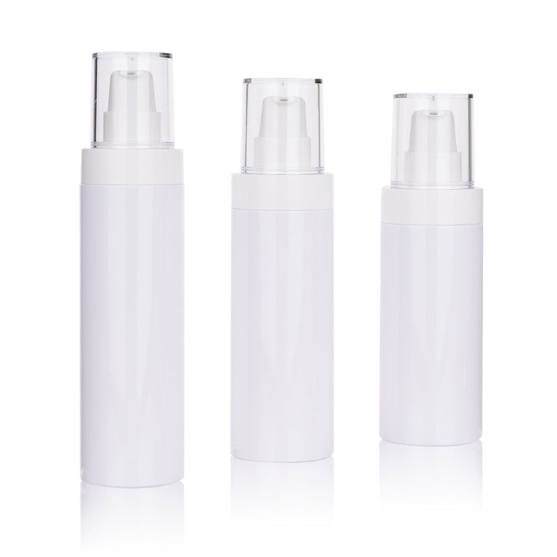 100-120-150ml white push-type lotion bottle liquid lotion plastic essence dispensing bottle spot batch