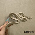 Frosted snake-shaped beige [13cm]