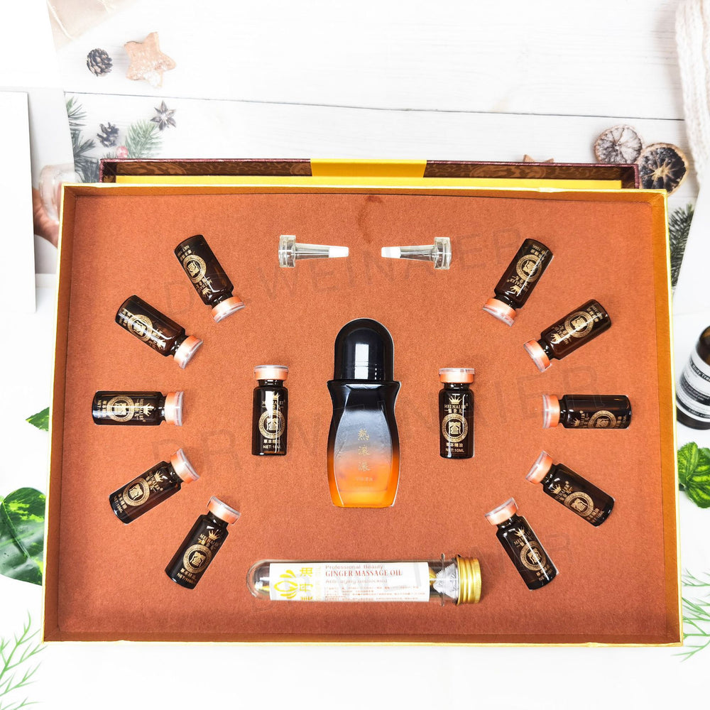 hot rolling herbal care essential oil set beauty salon full body massage gentle care soothing skin care essential oil set