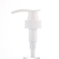 Ready-to-ship 32mm white lotion pump with press-down nozzle. threaded shampoo, body wash, conditioner dispenser - plastic pump