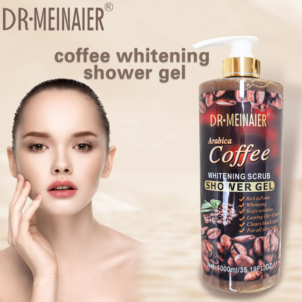 coffee scrub shower gel 1000ml brightening and moisturizing bubble shower gel deep cleansing and moisturizing export