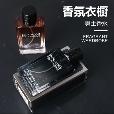 Fragrance wardrobe perfume men's long-lasting cologne woody aromatic blue wood fragrance men's perfume wholesale