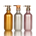 500ml lotion plastic bottle press conditioner shampoo and care refill round bottle shampoo shower gel cosmetic bottle