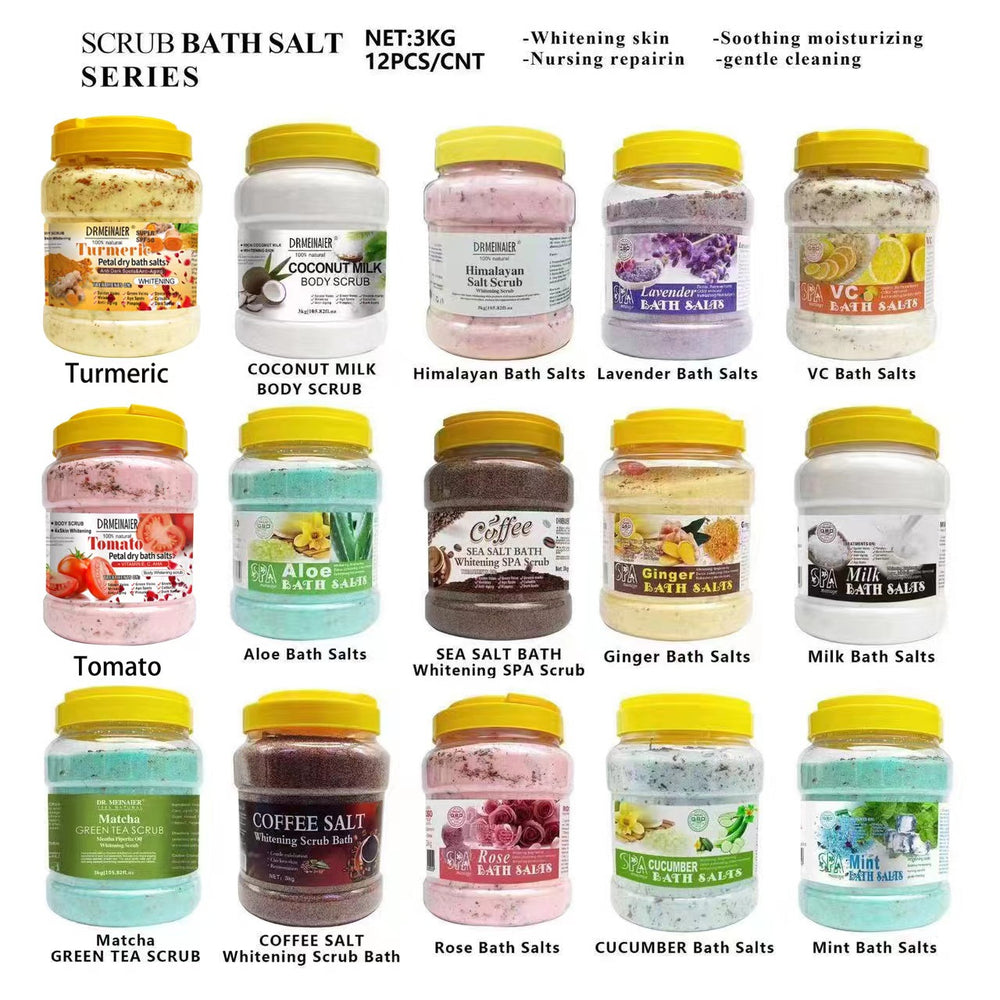 exclusive spa bath salt with petals for cleansing, scrubbing, exfoliating, chicken skin, foot bath, body bath salt for skin rejuvenation