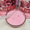 Rose petal bath salts - cleansing milk bath salts for foot soaks, bathing, exfoliating, and spa use