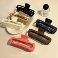 Extra large frosted gripper casual hair clip elegant shark clip on the back of the head hair clip fashion clip headwear