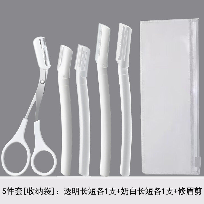New product: micro-safe eyebrow razor - straight handle, transparent brow shaper. perfect for beginners and makeup artists. anti-scratch eyebrow blade