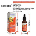 vitamin e oil 30ml - body, face, hand, foot, and hair care essential oil - vitamin e serum - export quality
