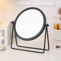 Desktop single-sided student dormitory desktop makeup mirror for home iron storage home standable glass mirror dressing table