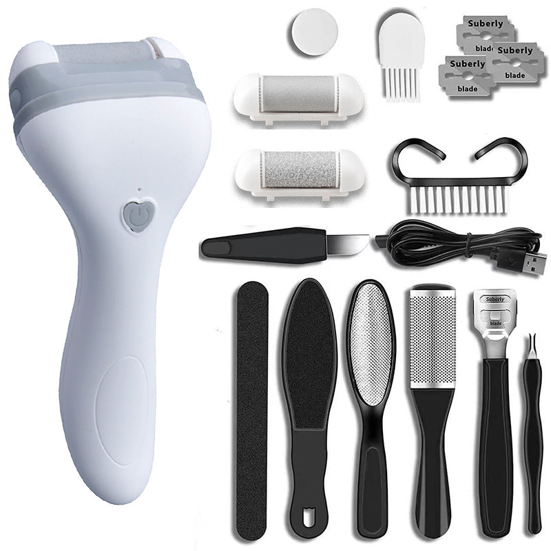 New arrival foot grinder, electric dead skin remover, washable electric pedicure, rechargeable callus, fully automatic pedicure handy gadget