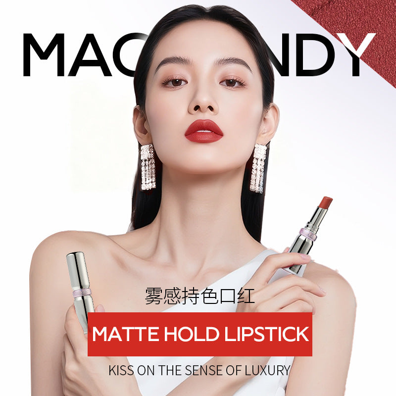 Makeup marco andy matte long-lasting lipstick for women, velvet matte matte, whitening without makeup, not easy to fade lipstick