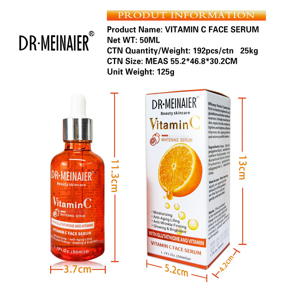 exclusive supply of vc essence liquid facial moisturizing and brightening vitamin c essence 50ml export wholesale