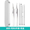 Type a 4-pin + no. 5 oblique clip + no. 5 curved clip + iron box