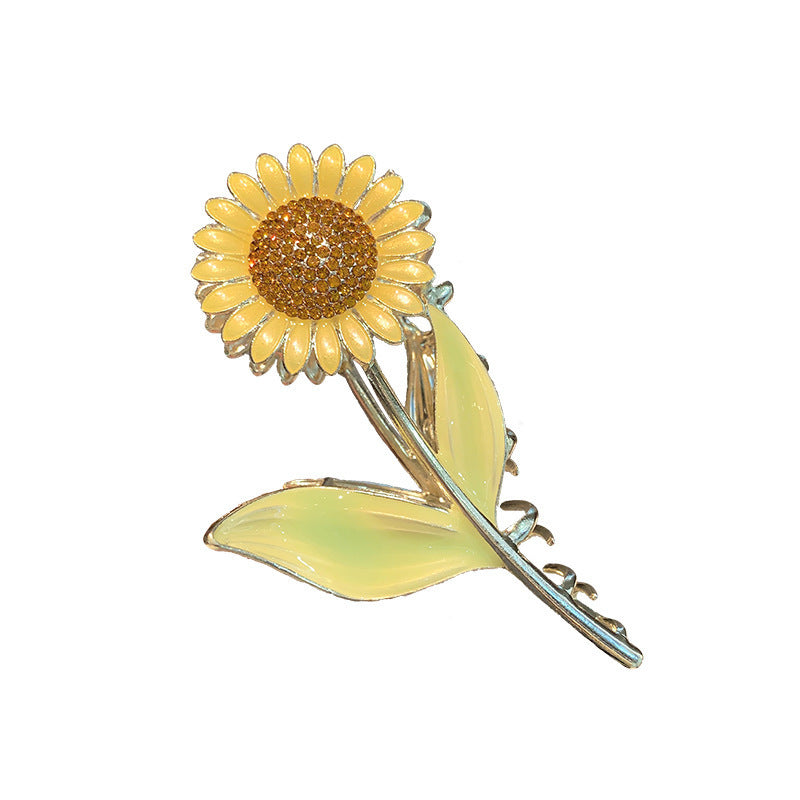 2024 new sunflower large claw clip - elegant & trendy hair clip, popular on tiktok, back of head shark clip
