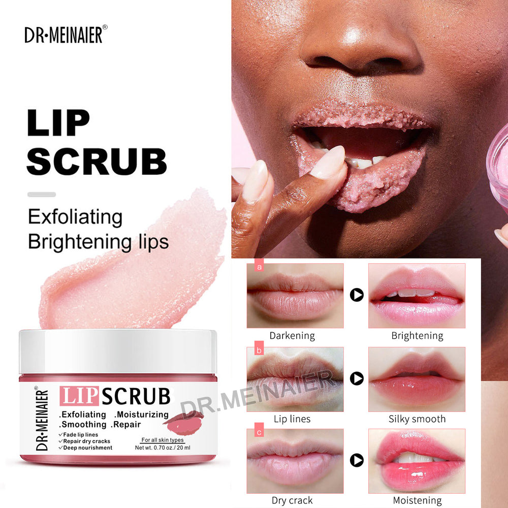 foreign trade lip scrub crystal moisturizing collagen scrub sugar genuine rose lip scrub 20ml