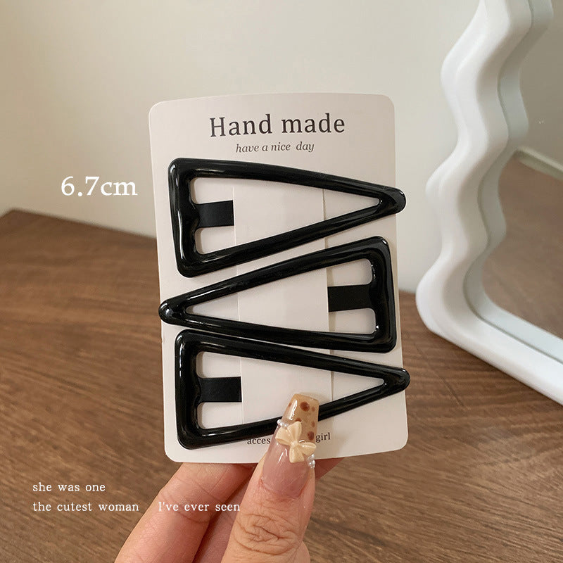 Glossy star hair clip for girls 2024new arrival side clip bangs clip broken hair storage clip casualbb clip hair accessories