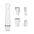 4-in-1 women's electric shaver, washable body hair remover, intimate area hair removal device, multifunctional underarm and lip hair trimmer